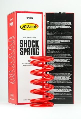 K-Tech Shock Absorber Spring -90N -Red, 5356-245-90, HIGH PERFORMANCE SHOCK SPRING, K-TECH SUSPENSION