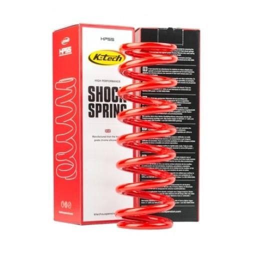 K-Tech Shock Absorber Spring -48N (64/66x245) Red, 6466-250-48, HIGH PERFORMANCE SHOCK SPRING, K-TECH SUSPENSION
