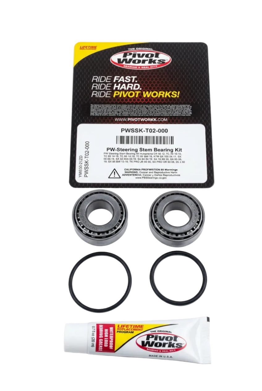 Pivot Works Steering Bearing Kit | KTM SX50/SX65/SX85/SX105 1998-2020 | Husqvarna TC50/TC65/TC85 2014-2020