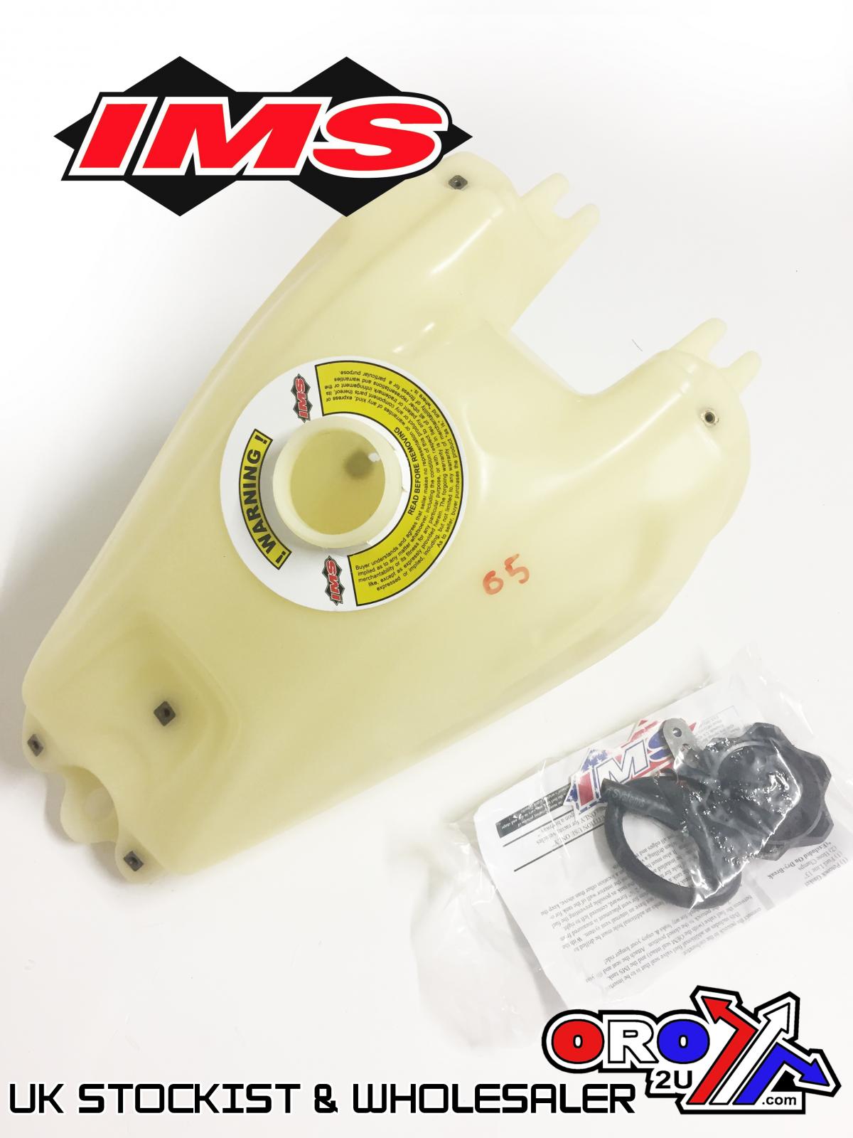 IMS Fuel Tank 3.8 gal Natural Screw Cap, Yamaha YFZ450 2004-2013, 127316-N2