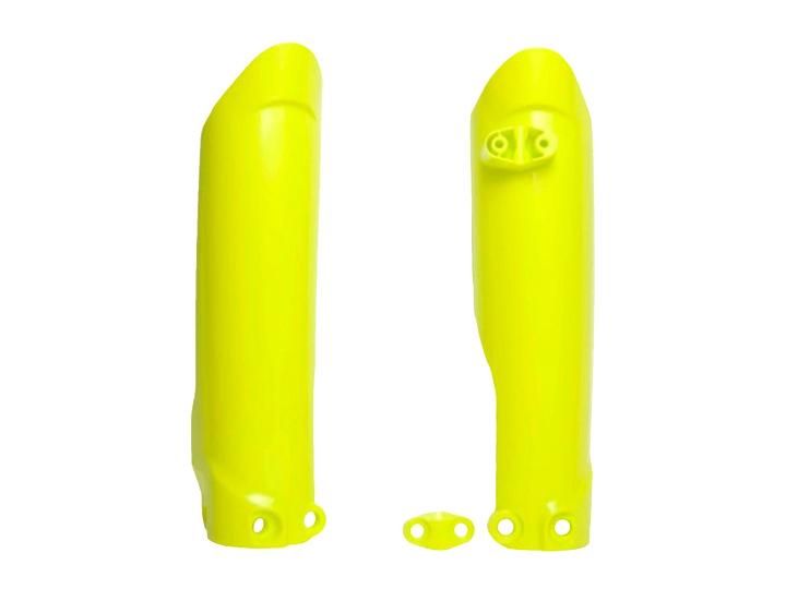 R-TECH FORK GUARDS (VARIOUS COLOURS) KTM SX50 16-26 KTM SX65 19-26 HUSQVARNA TC50 17-26 TC65 19-26 GASGAS MC50/65 21-26