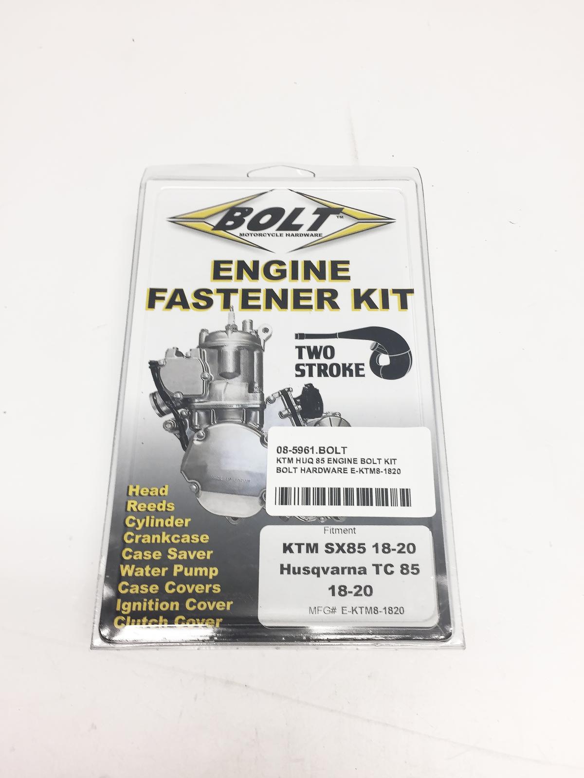 KTM HUQ 85 ENGINE BOLT KIT, BOLT HARDWARE E-KTM8-1820