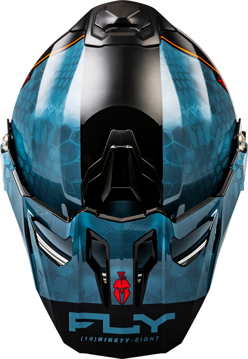 Kinetic Trekker Kryptek Helmet - Slate/Black/Red