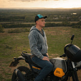 Turquoise & Black Diamond Cap