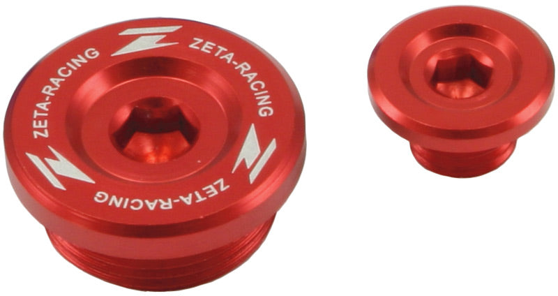 DRC Engine plugs KXF250 06-10, and RMZ250 04-06 red