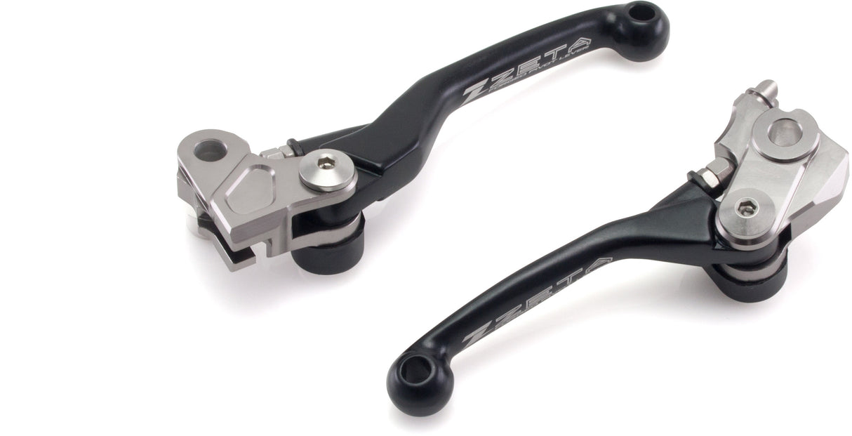 Pivot brake/clutch lever set CRF250 07-22 CRF450 07-20 black