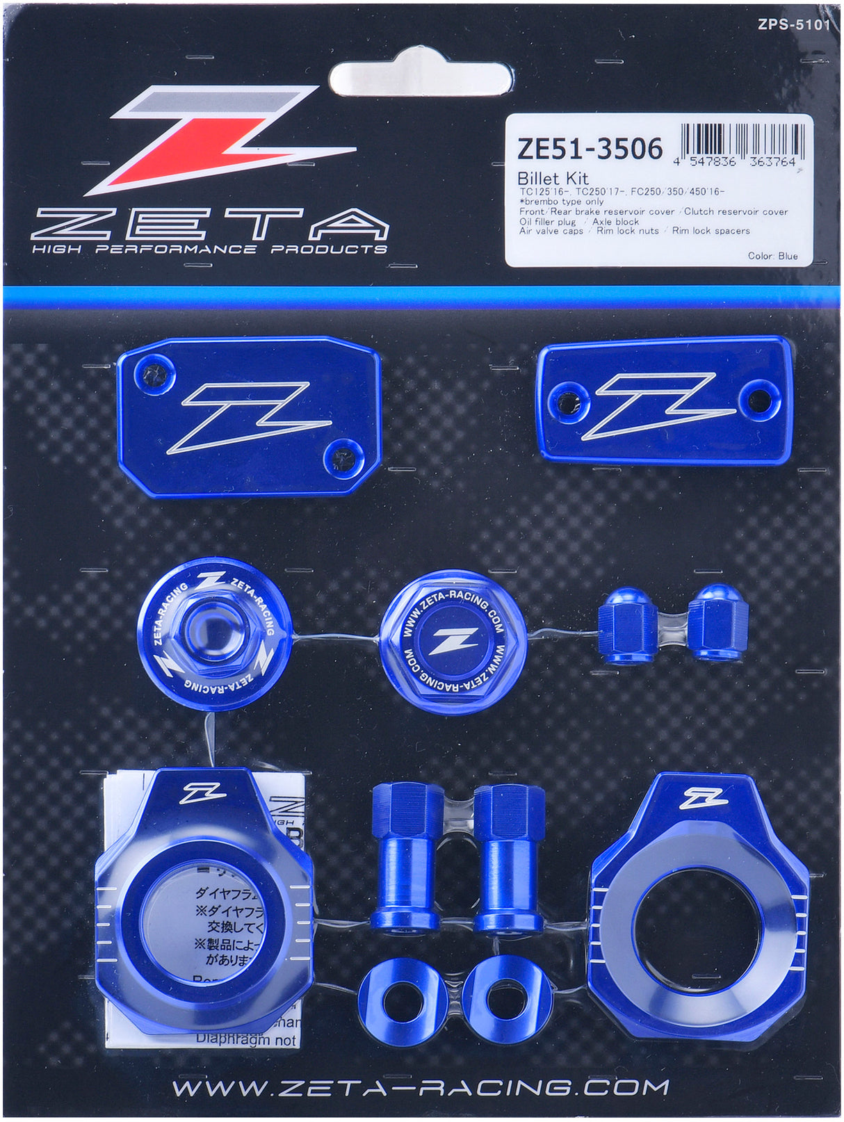 Billet Kit Blue TC 16-21 FC 16-22