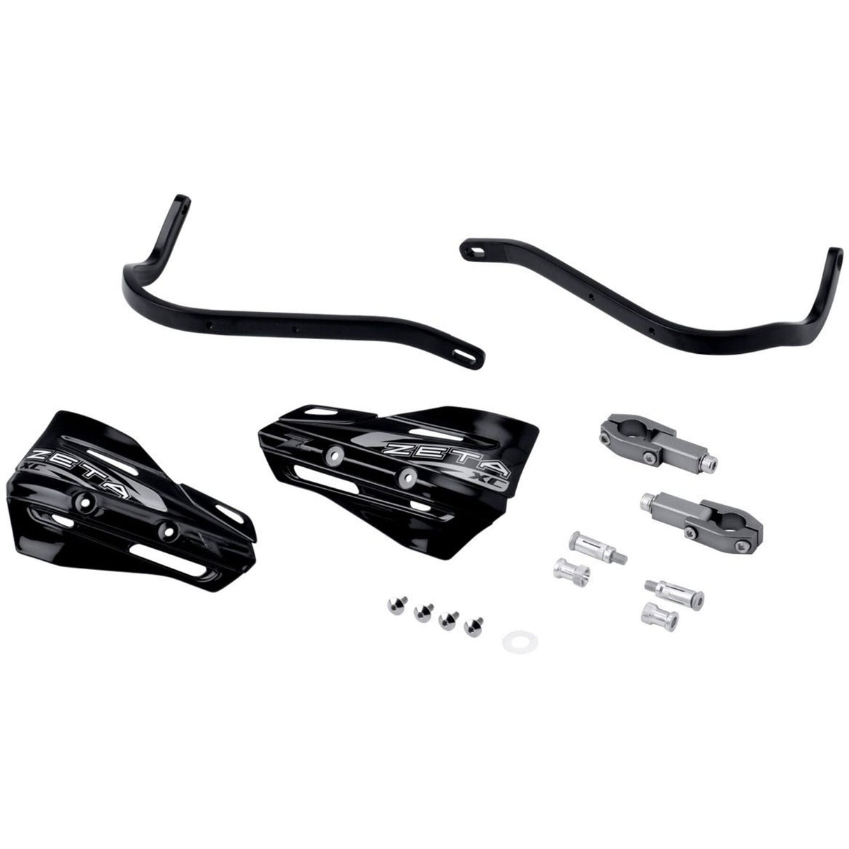 Armor Hand Guard XC kit for 22.2mm bars inc mounts and xc protector Black