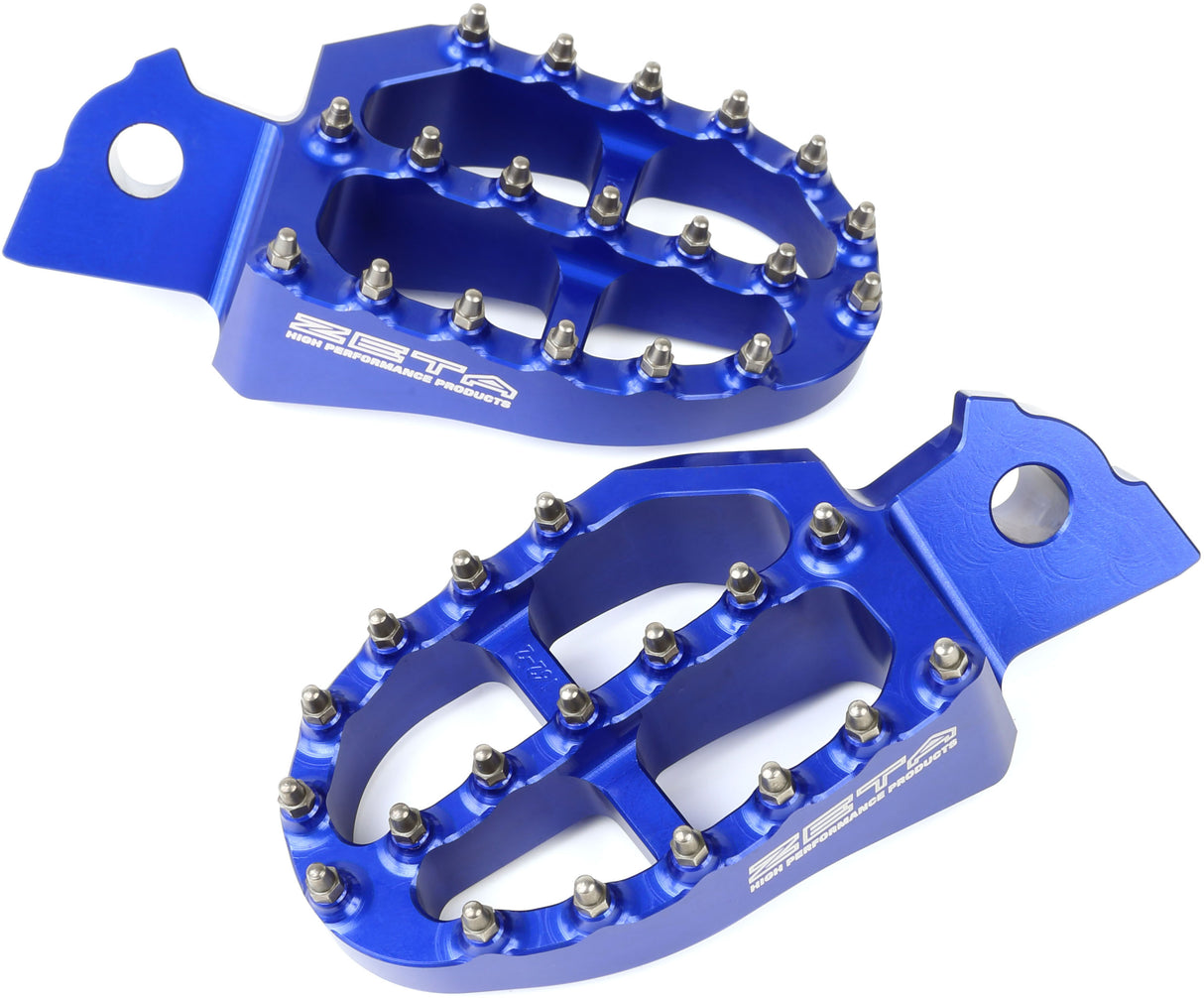 Aluminum FootPegs YZF250/450 WR250/450 YZ65/85 YZ125/250 Blue