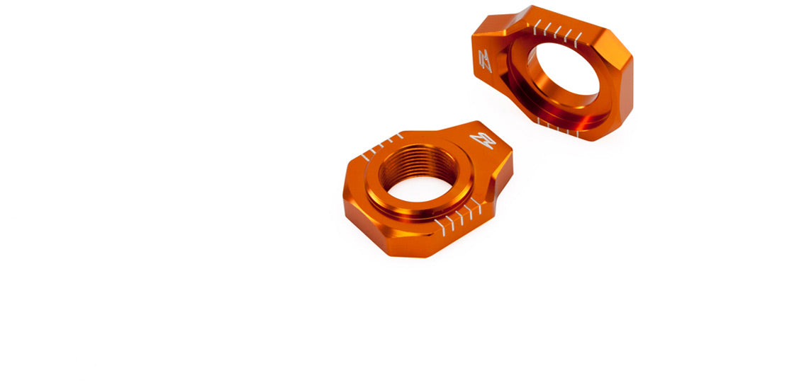 Axle blocks KTM SX SXF 13-22 orange