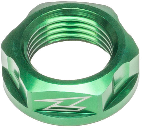 Front axle nut M18 P1.5-24 H9 Kawi 04- Green