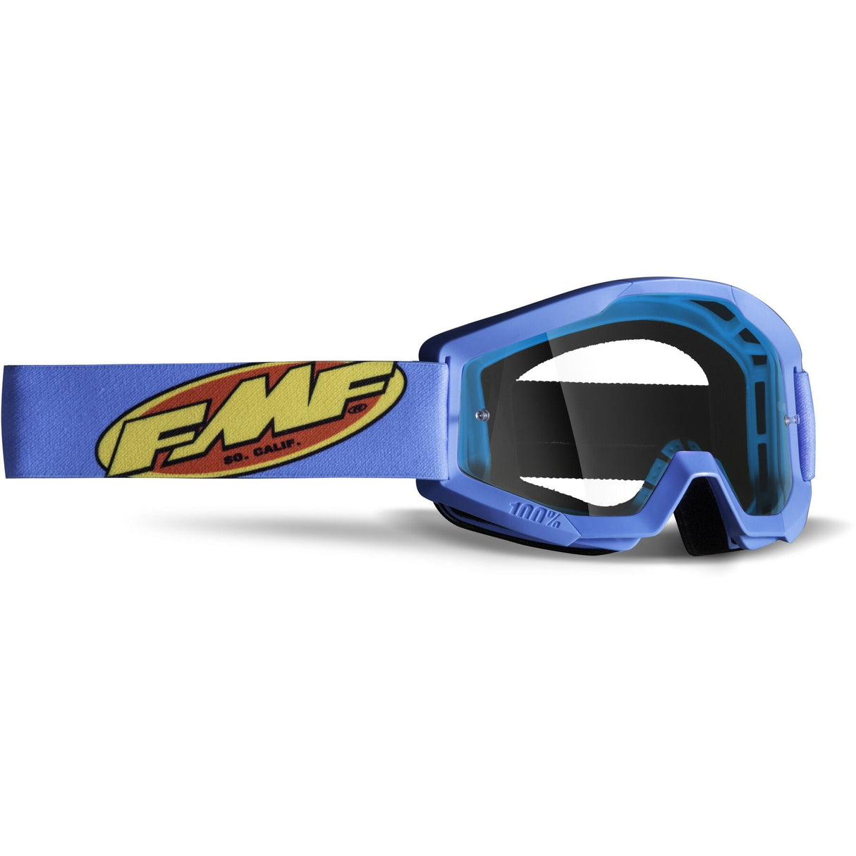 FMF POWERCORE YOUTH Goggle Core Cyan - Clear Lens