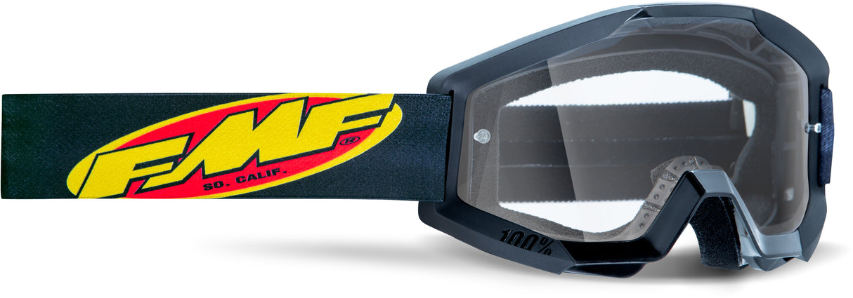 FMF POWERCORE YOUTH Goggle Core Black Clear Lens