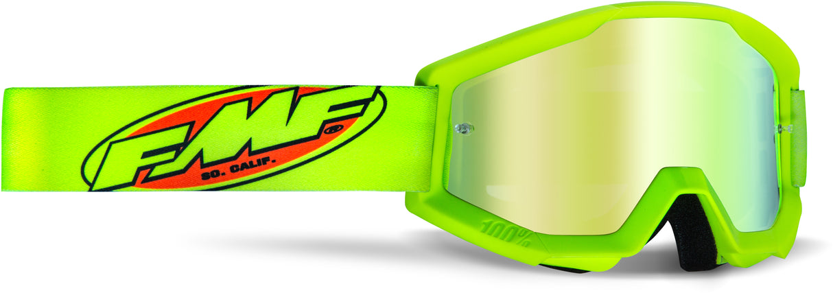 FMF POWERCORE YOUTH Goggle Core Yellow Mirror Gold Lens