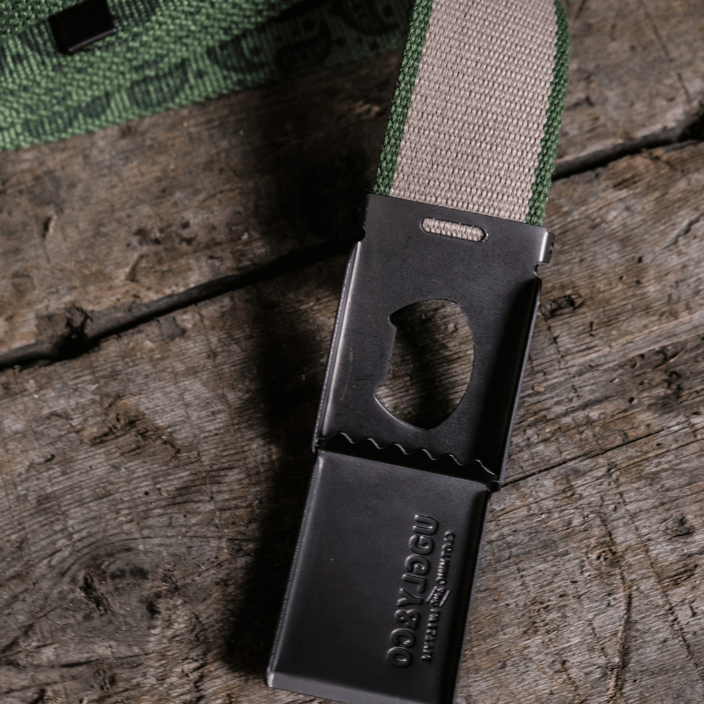 Green Canvas Utility Belt