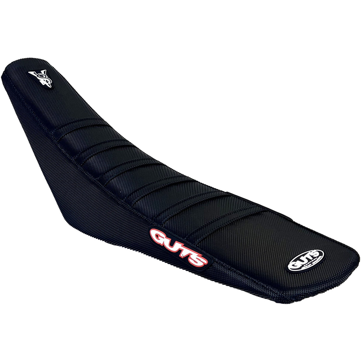 GUTS Racing Seat Cover Black with black ribs PW50 1985-ON