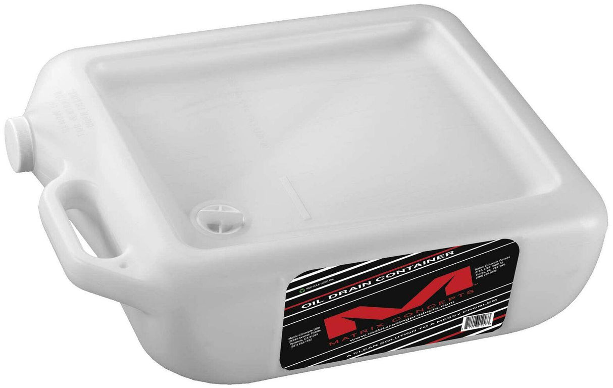 MATRIX M28 OIL DRAIN CONTAINER WHT- 15 QT