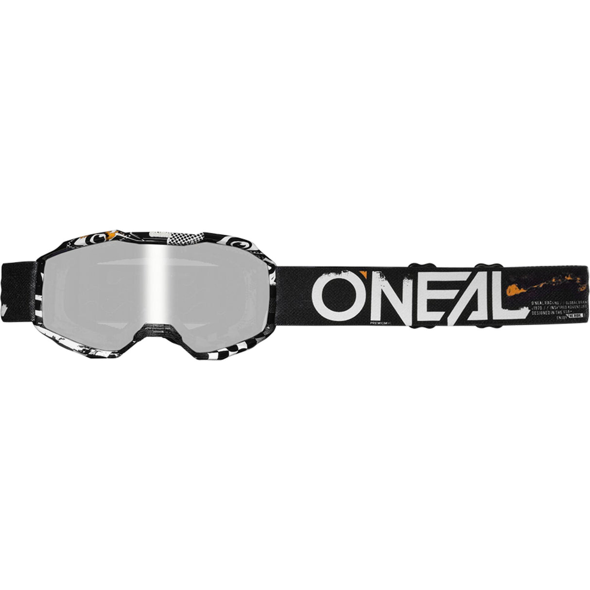 ONEAL B-10 Goggle ATTACK black/white - clear