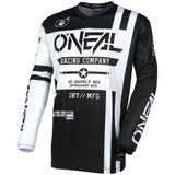 O'NEAL ELEMENT WARHAWK V24 BLACK/WHITE Kit Combo