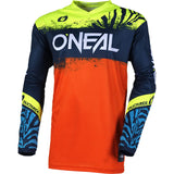 ONEAL ELEMENT Youth KIT COMBO SHOCKER blue/orange