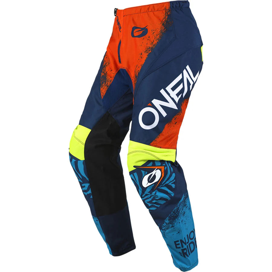 ONEAL ELEMENT Youth KIT COMBO SHOCKER blue/orange