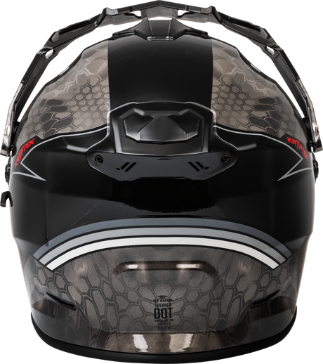 Kinetic Trekker Kryptek Helmet - Black/Grey/White