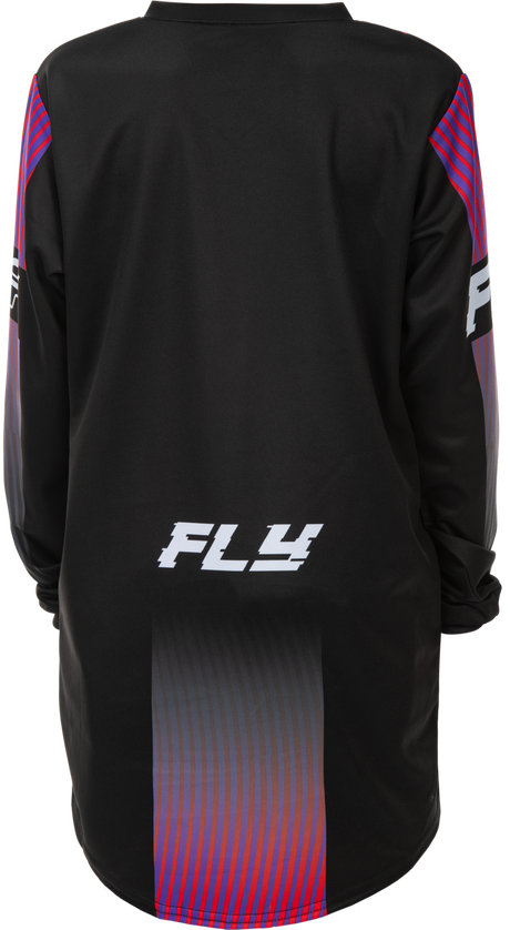 F-16 2026 Youth Jersey - Black/Red/Purple