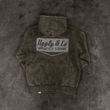 Green Diamond Acid Wash Hoodie