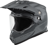 Kinetic Trekker Solid Helmet - Grey