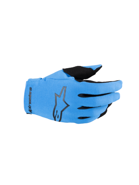 ALPINESTARS YOUTH RADAR BLUE BLACK GLOVES