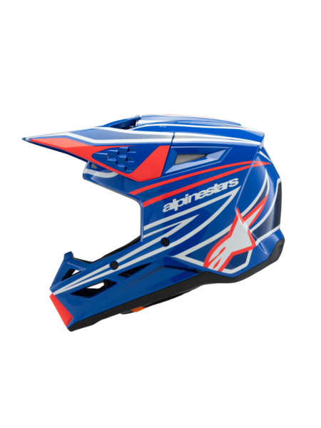 SM3 YOUTH WURX HELMET ECE06 - BL R WH BLK G