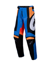 ALPINESTAR YOUTH RACER MELT PANTS ORANGE BLUE