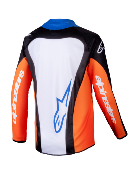 ALPINESTARS YOUTH RACER MELT JERSEY ORANGE BLUE