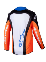 ALPINESTARS YOUTH RACER MELT JERSEY ORANGE BLUE