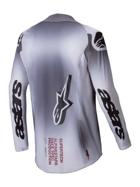 ALPINESTARS SUPERTECH MAKER JERSEY SILVER BLACK