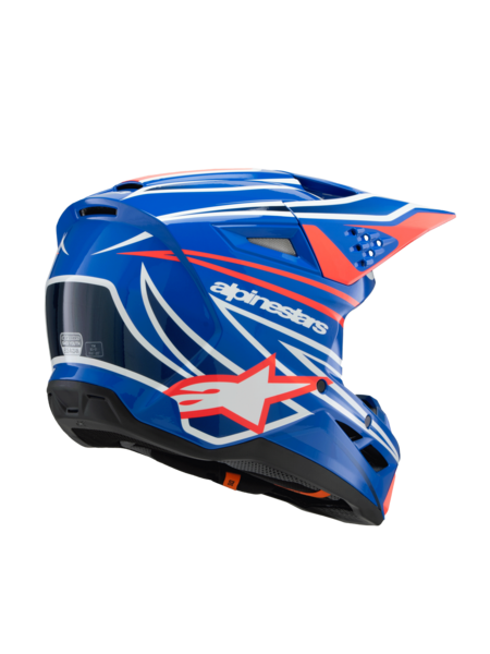 SM3 YOUTH WURX HELMET ECE06 - BL R WH BLK G