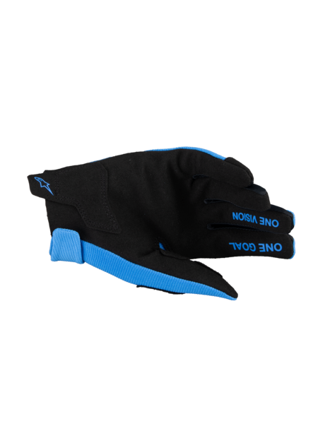 ALPINESTARS YOUTH RADAR BLUE BLACK GLOVES