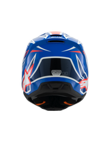 SM3 YOUTH WURX HELMET ECE06 - BL R WH BLK G