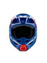 SM3 YOUTH WURX HELMET ECE06 - BL R WH BLK G