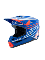 SM3 YOUTH WURX HELMET ECE06 - BL R WH BLK G