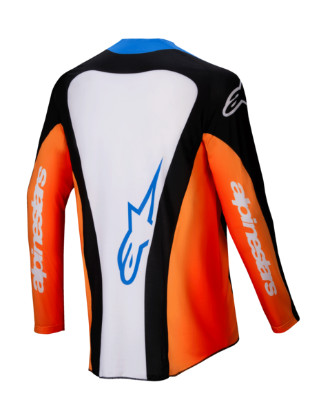 ALPINESTARS TECHSTAR MELT JERSEY ORANGE BLUE