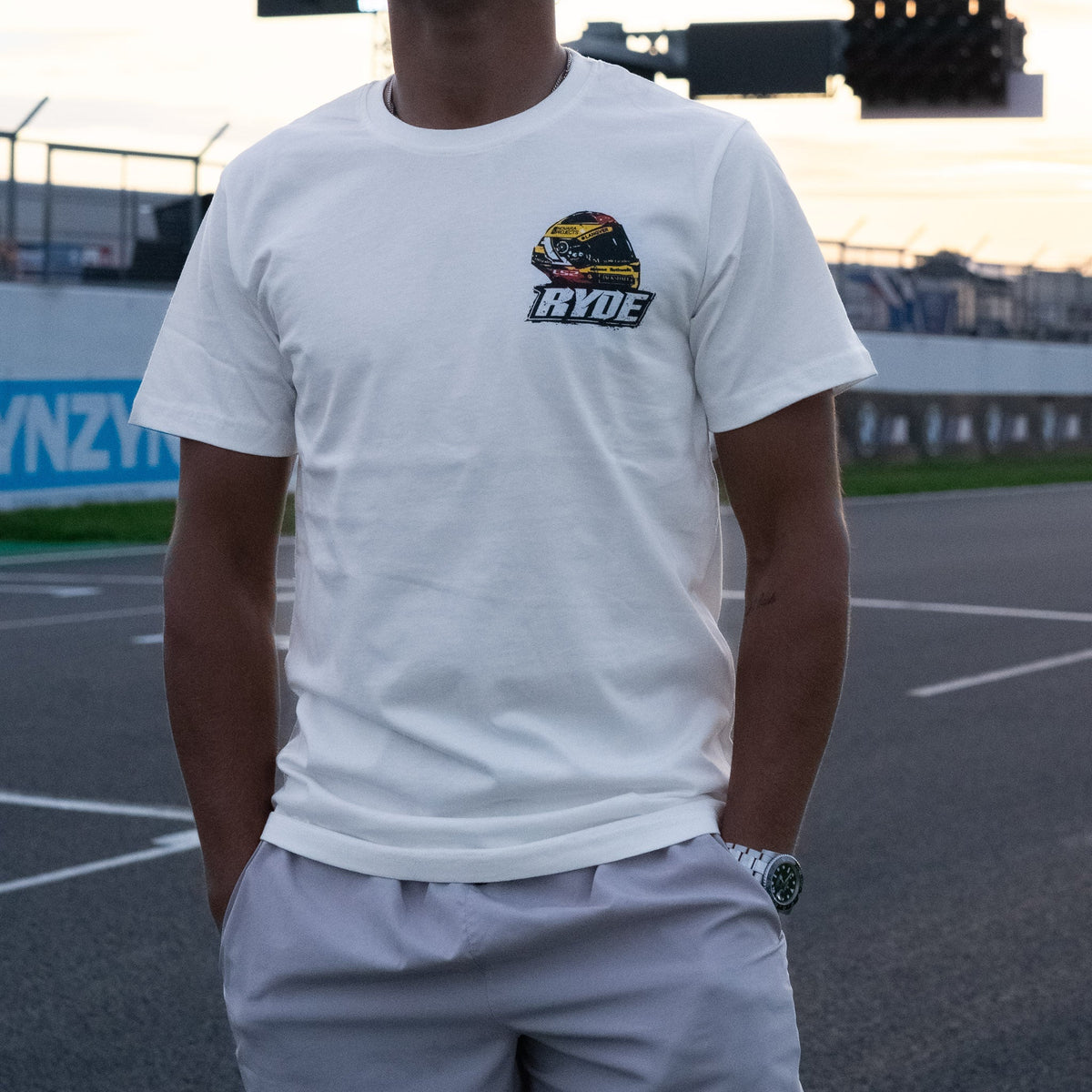 White Kyle Ryde 'Back to Back' T-Shirt