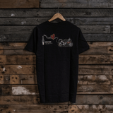 Black Motorcycle Heart 'Love is Uggly' T-Shirt