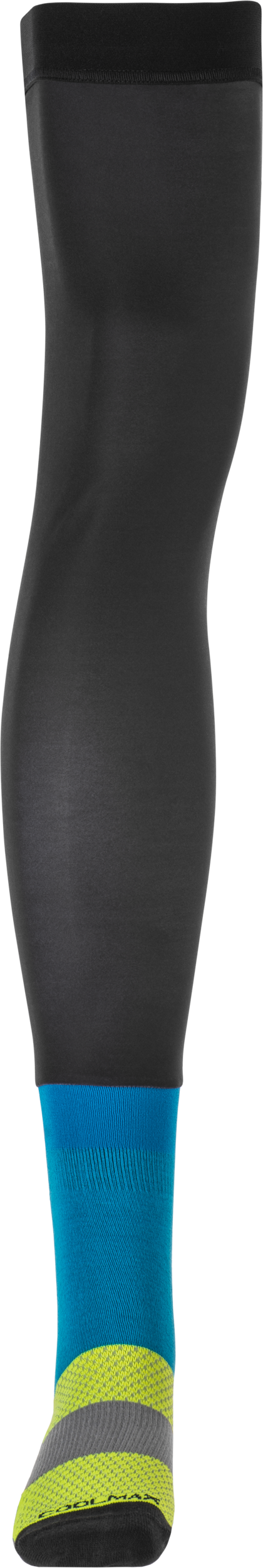 Knee Brace Sock - Hi-Viz/Black/Blue
