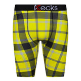 Yellow Tartan Mens Boxer Shorts