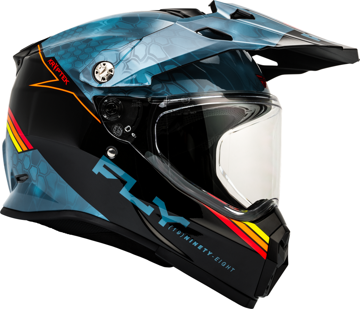 Kinetic Trekker Kryptek Helmet - Slate/Black/Red
