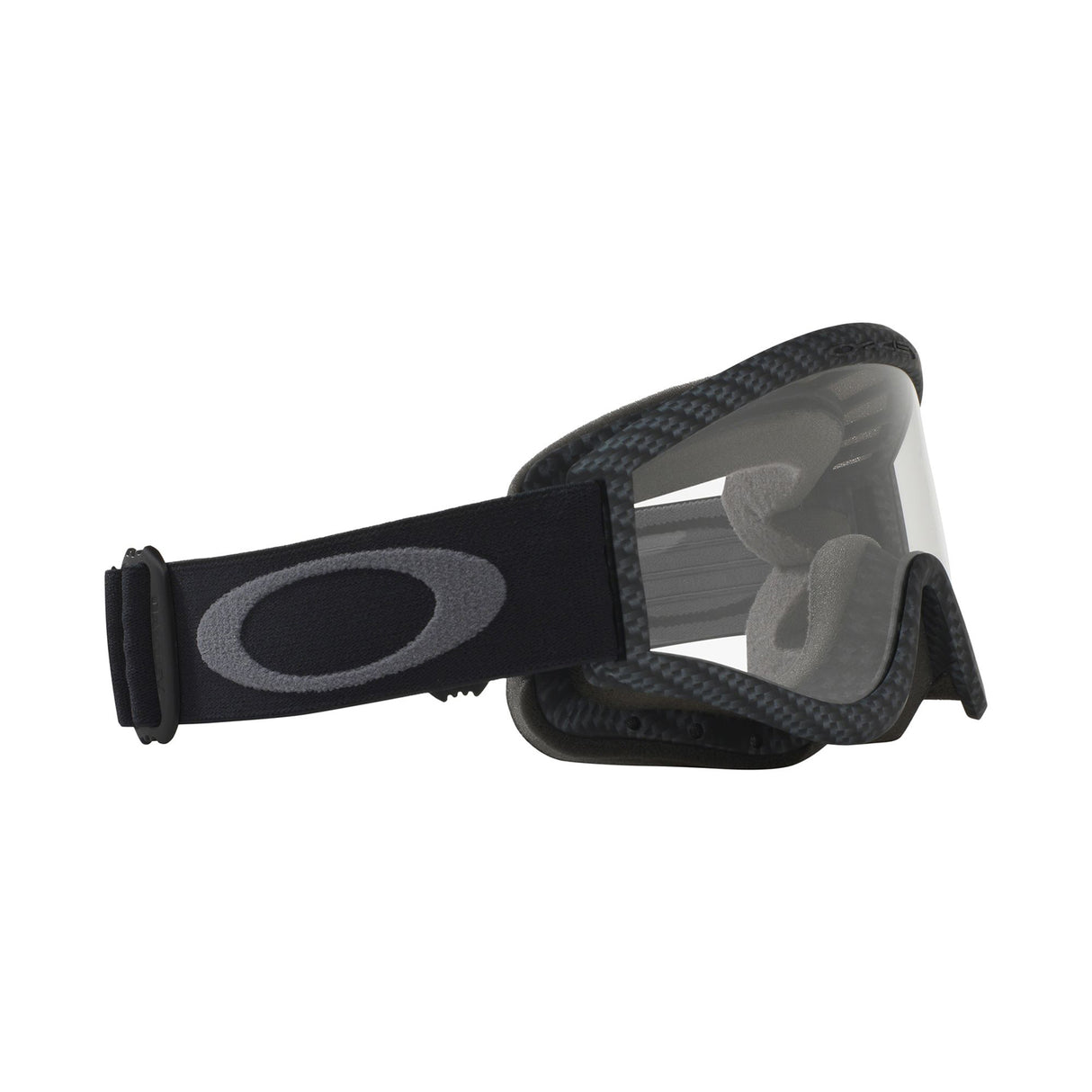 OAKLEY L FRAME MX GOGGLE (MATTE CARBON FIBRE) CLEAR LENS