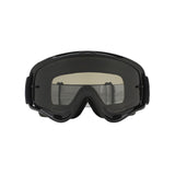 OAKLEY O FRAME SAND MX GOGGLE ADULT (JET BLACK) DARK GREY LENS INC. CLEAR LENS