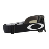 OAKLEY O FRAME SAND MX GOGGLE ADULT (JET BLACK) DARK GREY LENS INC. CLEAR LENS
