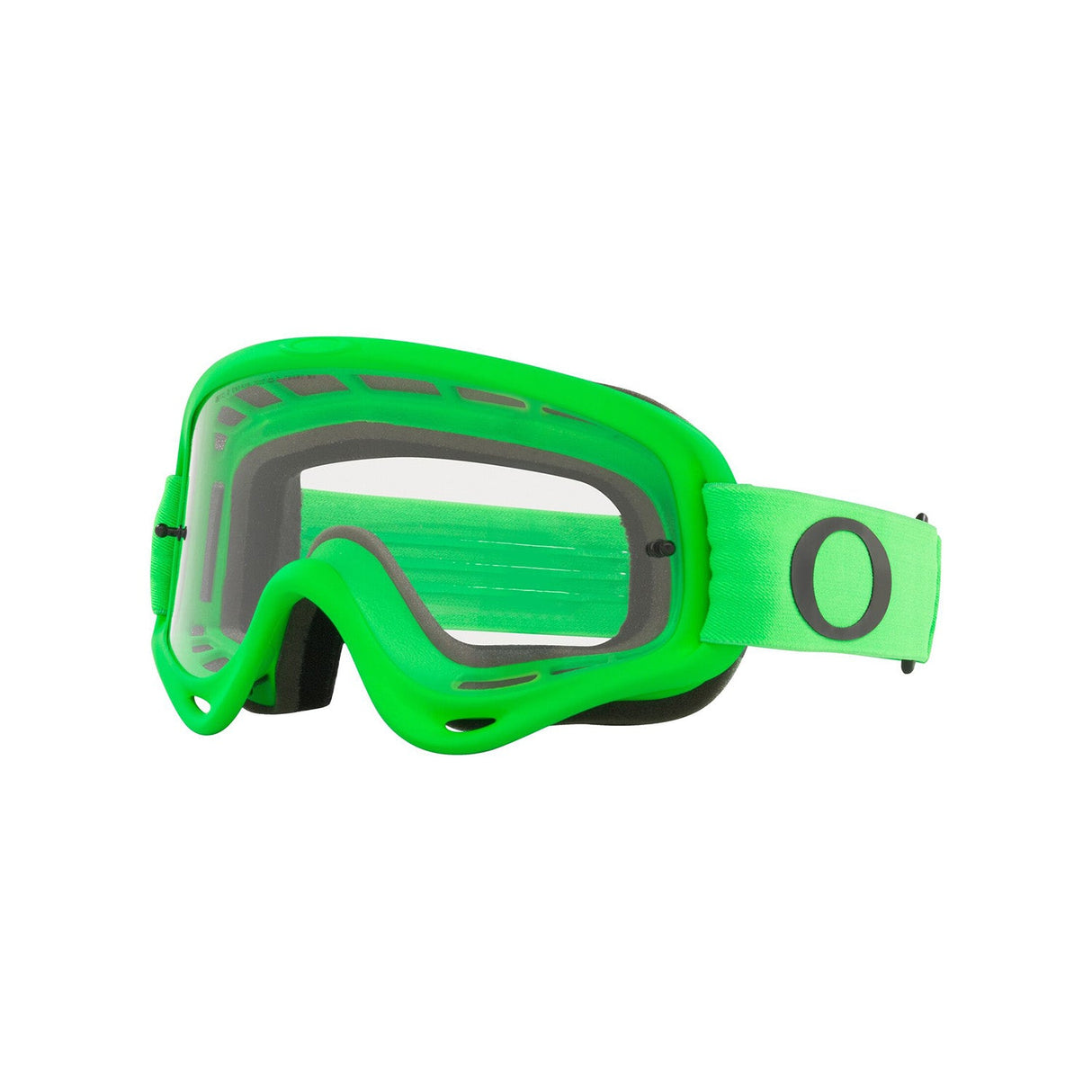 OAKLEY O FRAME MX GOGGLE MOTO GREEN CLEAR LENS